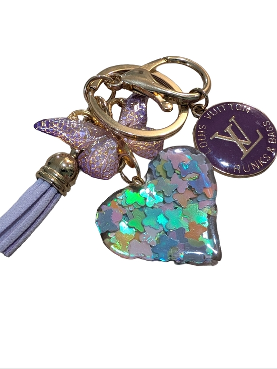 Authentic Louis Vuitton Trunks & Bags Charm, Dark purple - Picture 6 of 10